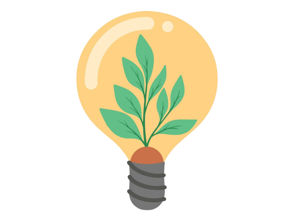 hintergrund der baum illustration der gluehbirne